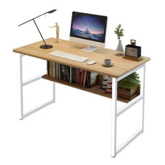 Computer Desk Office Table with Shelves Gaming Writing Storage Workstation 260lb