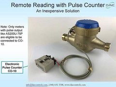 DAE MJn-200 2″ Water Meter, Pulse Output + Couplings, Gallons