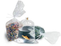 100 Pack Multiple Sizes Clear Poly Bags 4Mil Flat Open Top Plastic Packaging