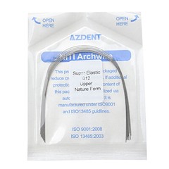 1pack AZDENT Dental Orthodontic Super Elastic Niti Arch Wires Round Natural Form