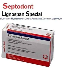 2 X New Dental Special Lign ospan 50 Cart 2% 1:80,000 Free Shipping Exp Feb 2026