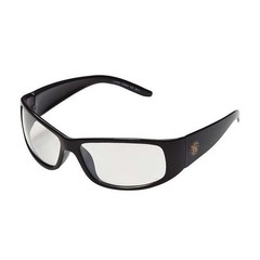 Smith & Wesson 21306 Elite, Safety Glasses, Uncoated, Light Gray Lens, Black