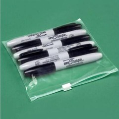 250 Pcs Clear Zip Top Slider Bags, Reclosable, 2.75 Mil, 9″ x 12″
