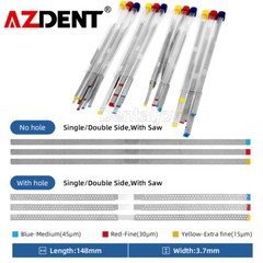 Dental Saw Diamond Polishing Finishing Strips Orthodontic IPR Strip Fine Medium