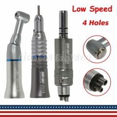 Dental E-type Air Motor 2/4holes Low Speed Handpiece Push Button OR