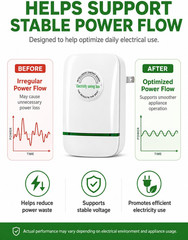 Electricity Saving Box for Home & Office, Compact Plug and Play Electrical Devic