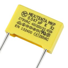 5 x Safety Capacitors Polypropylene Film 0.047uF 275VAC X2 MKP 13.5mm Pin Pitch