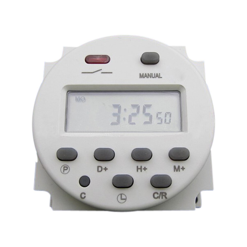 CN101 DC 12V Digital LCD Power Programmable Timer Time Relay Switch