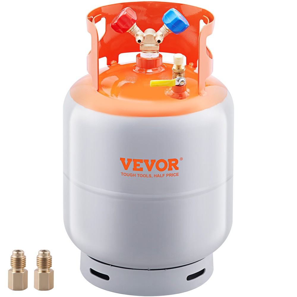 VEVOR Refrigerant Recovery Reclaim 30 LBS Cylinder Tank 400 PSI Liquid Y Valve