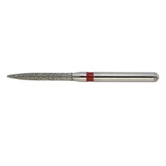 Dental Diamond Burs FG Flame Fine High Speed Bur Friction Grip Grit Red 863/012F