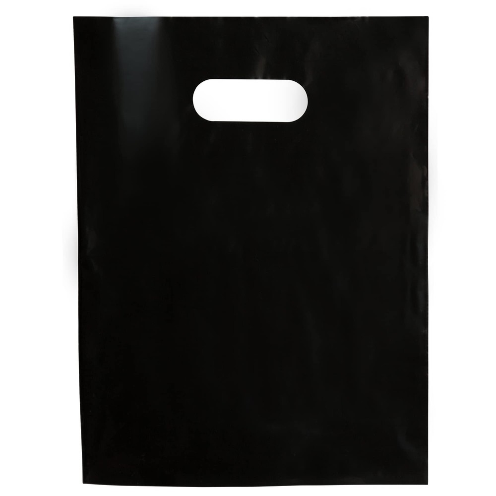 Choice Marts Merchandise Bags 100 Black 9″x12″ 9 inches by 12 inches,