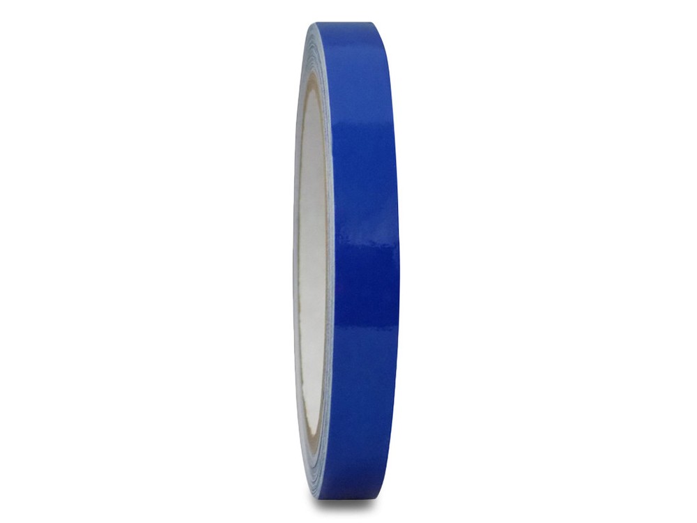 Blue Engineer Grade Retro Reflective Pinstripe Tape: 1/2 in. x 30 ft.