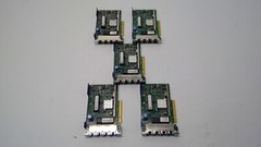 Lot of 5 HP 331FLR 1GB 4-Port Ethernet Adapter Cards, 629133-001
