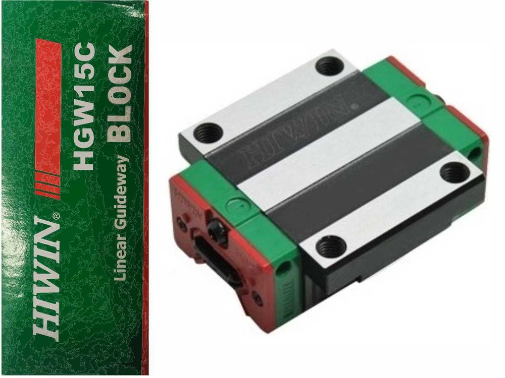 New Hiwin HGW15CC Flange Block / HGW15 Series / 15mm