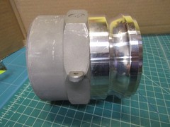 1 – EVER-TITE 4F, 4″ Cam & Groove Coupling 316SS, Cam-Lock Socket Weld. New