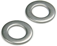 Stainless Steel Flat Washer Series 9C1016L, 5/8 ID x 1.187 ODx1/32 THK, Qty 25