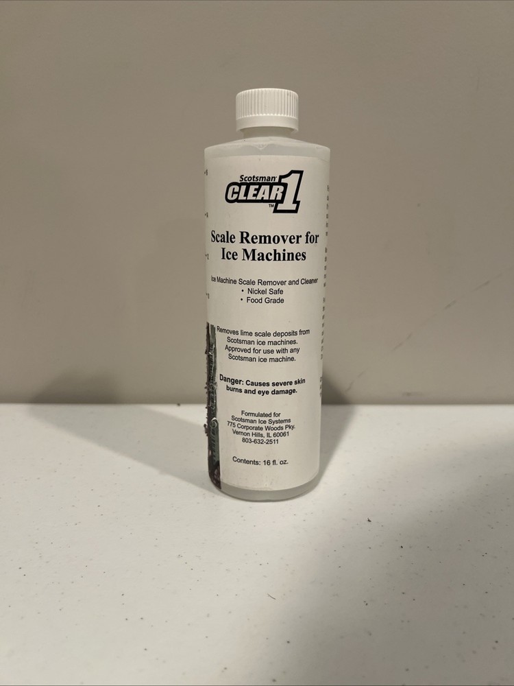 Scotsman Clear 1 Scale Remover & Cleaner for Ice Machines 19-0653-01 (16oz)