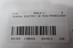 General Electric Ge 5CD174RA021A824 Kinamatic Motor Cd288at 25hp 2300rpm 500v-dc