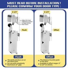 1~10X FOR KASON 1094 SURECLOSE HYDRAULIC DOOR CLOSER WITH FLUSH TO 3/4 INCH HOOK