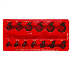 LT1920Milton Industries LTI Tool By MIlton 13 Piece SAE SHOCKIT Crows Foot Set –