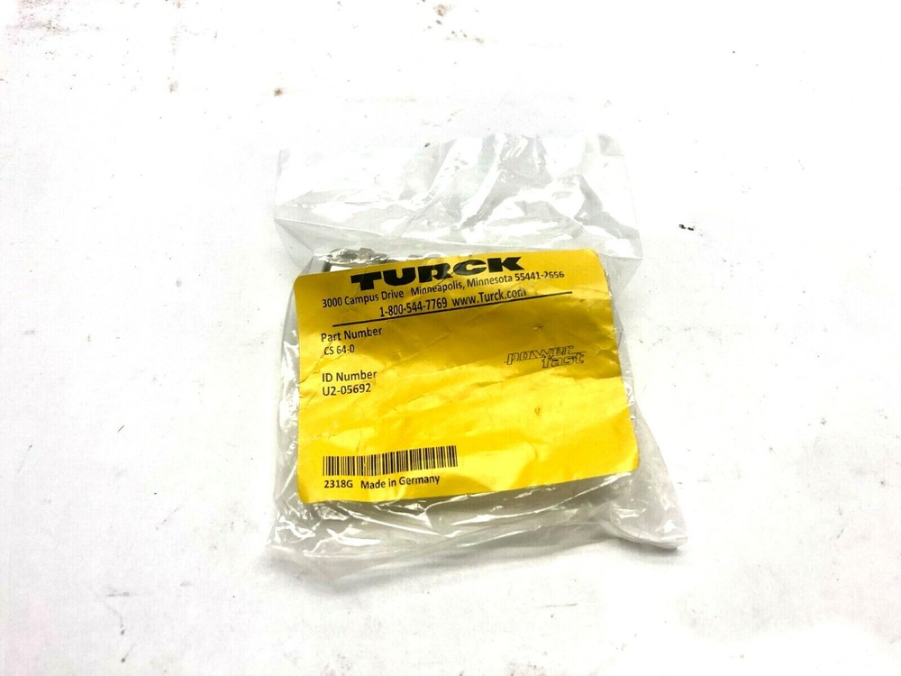 Turck CS 64-0 Cable Connector 6 Pin M23 20.0A 300V