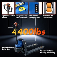 Multiple electric pallet trucks 4400 Lbs Power Pallet Truck 48″