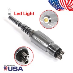Dental LED E-generator Quick Coupler 4 Hole for Fiber Optic LED Handpiece YG4