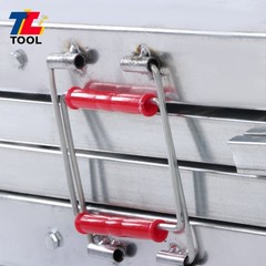 Folding Scaffolding 1.6m Adjustable Lift Height Work Platform Scaffold Aluminum