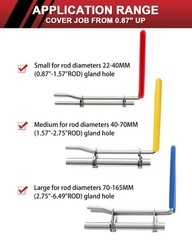 5 Pcs Hydraulic Seal Installation Tool Kit, Hydraulic Cylinder Piston Repair …