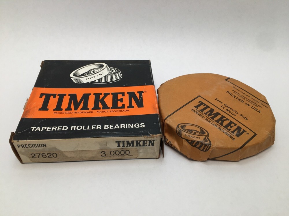 Timken 27620 Taper Roller Bearing Cup/Race 4-15/16″ OD 25/32″ W USA
