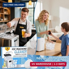Ice Machine Cleaner Tablets Descaler (36 Pack) – Portable Ice Maker Cleaner, Nic