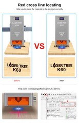 New Upgrade 60W Optical power Laser Module K60 for Laser Engraving and Cutting