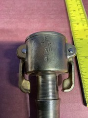 EVER TITE ETC 3/4” CAM LOCK BRASS HOSE COUPLING