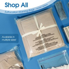 Spartan Industrial Poly Bag Bundle Combo Pack of 4006X9, 8X10, 9X12, 11X14 S…