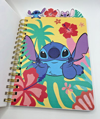 Disney Stitch 4 Tabbed Notebook Journal Aloha Lilo & Stitch Angel NWT