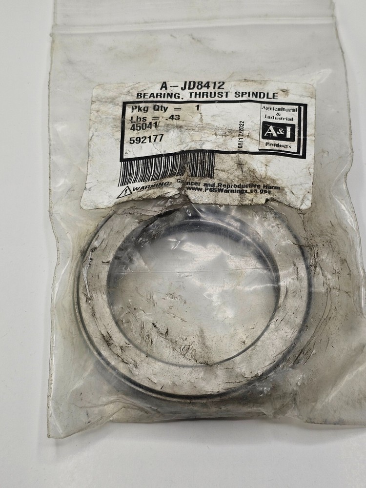 A&I A-JD8412 Bearing, Thrust Spindle Match .43 LBS