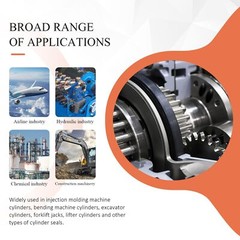 NBR Rotary Shaft Oil Seal /Lip Seal Nitrile 162mm to 210mm Shaft pick your size