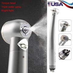 Dental Fiber Optic LED E-generator Handpiece Big/Standard Head 3Spray 4Water YBM