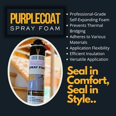 Vega Bond Purplecoat Single Component Spray Foam Insulation 18-Packs Set-360BF