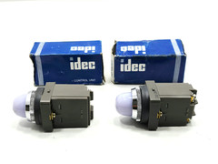 IDEC APN128-W Pilot Light LOT OF 2
