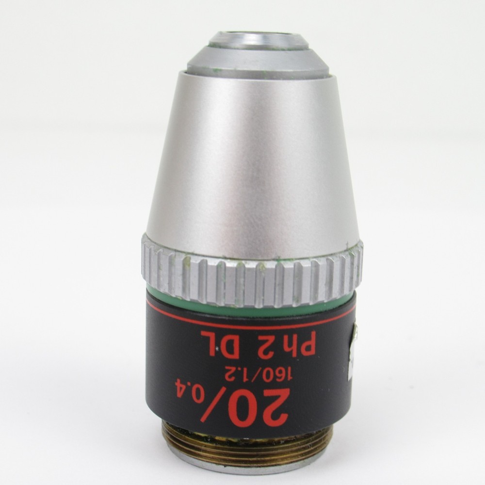 NIKON 20/0.40 160/1.2 PH2 DL PHASE CONTRAST MICROSCOPE OBJECTIVE LENS – 20X