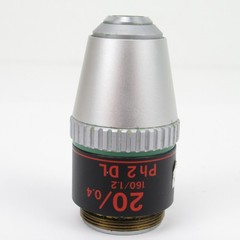 NIKON 20/0.40 160/1.2 PH2 DL PHASE CONTRAST MICROSCOPE OBJECTIVE LENS – 20X