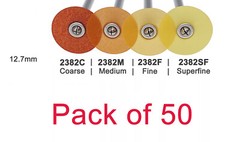Pack of 50 Sof-Lex soflex Discs DISCS in all sizes 1/2″ 12.7 mm Dental