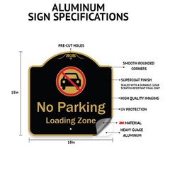 Designer Series – No Parking – Reserved for Physicians Heavy Gauge Aluminum