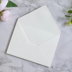 PONATIA 50 PCS A7 Envelopes, 5.25 x 7.25” Matte Ivory Envelope, Perfect 5×7 …