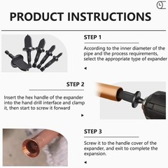 Professional Flaring Tool Set: 5 Pieces with Friction Heat Technology for HVAC