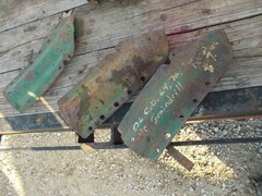 Oliver grain drill planter seed shoot row bracket