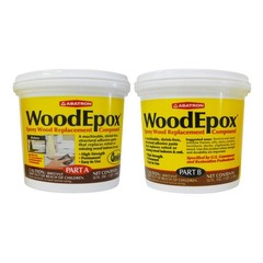 Abatron WoodEpox Kit – 2 Quart – 2-Part Structural Epoxy Adhesive Filler –