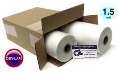 School-Lam Hot Laminating Roll Film 12-inch x 500′ on 1″ core 1.4 Mil [pk of 2]