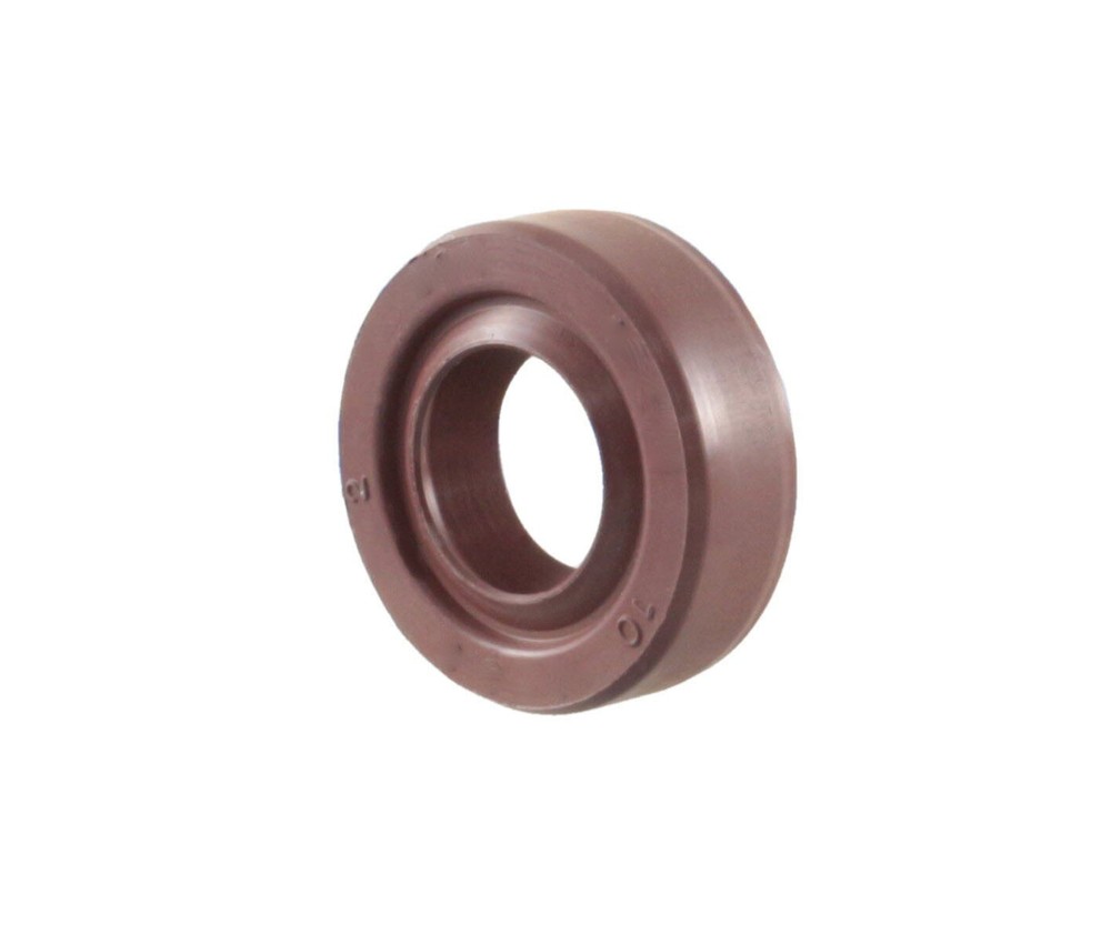EAI 10x20x7mm FPM/FKM Oil Shaft Rotary Seal w/ Stainless Steel Spring Dbl Lip